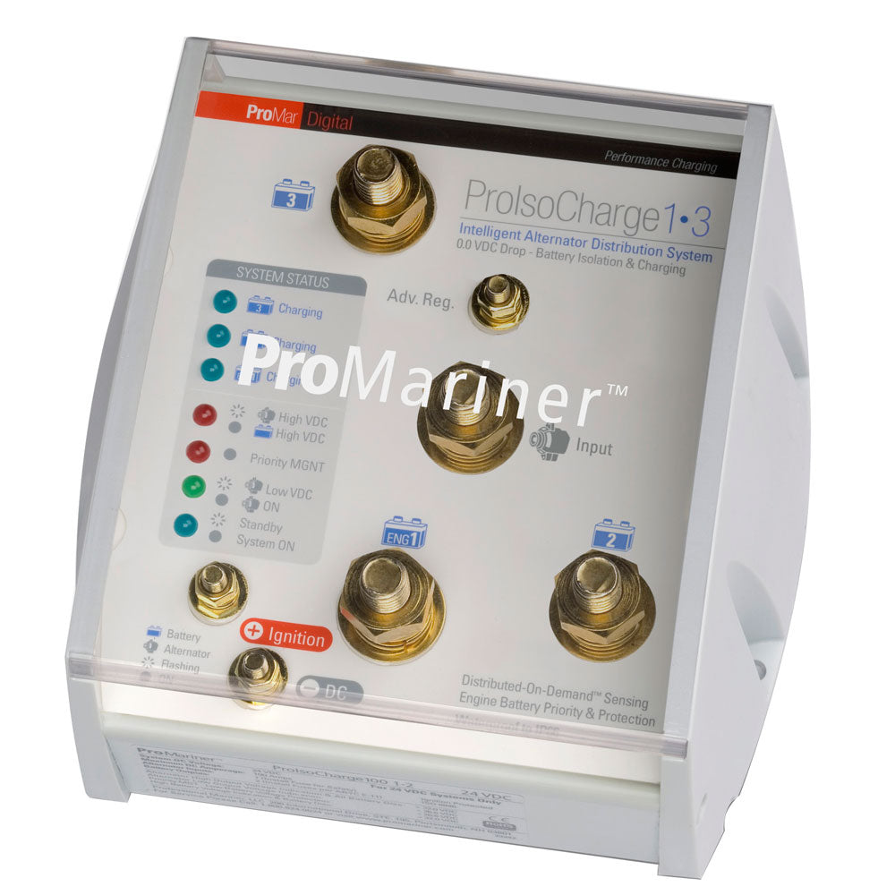 ProMariner - ProIsoCharge Battery Isolator - 1-Alt 3-Bat, 12V