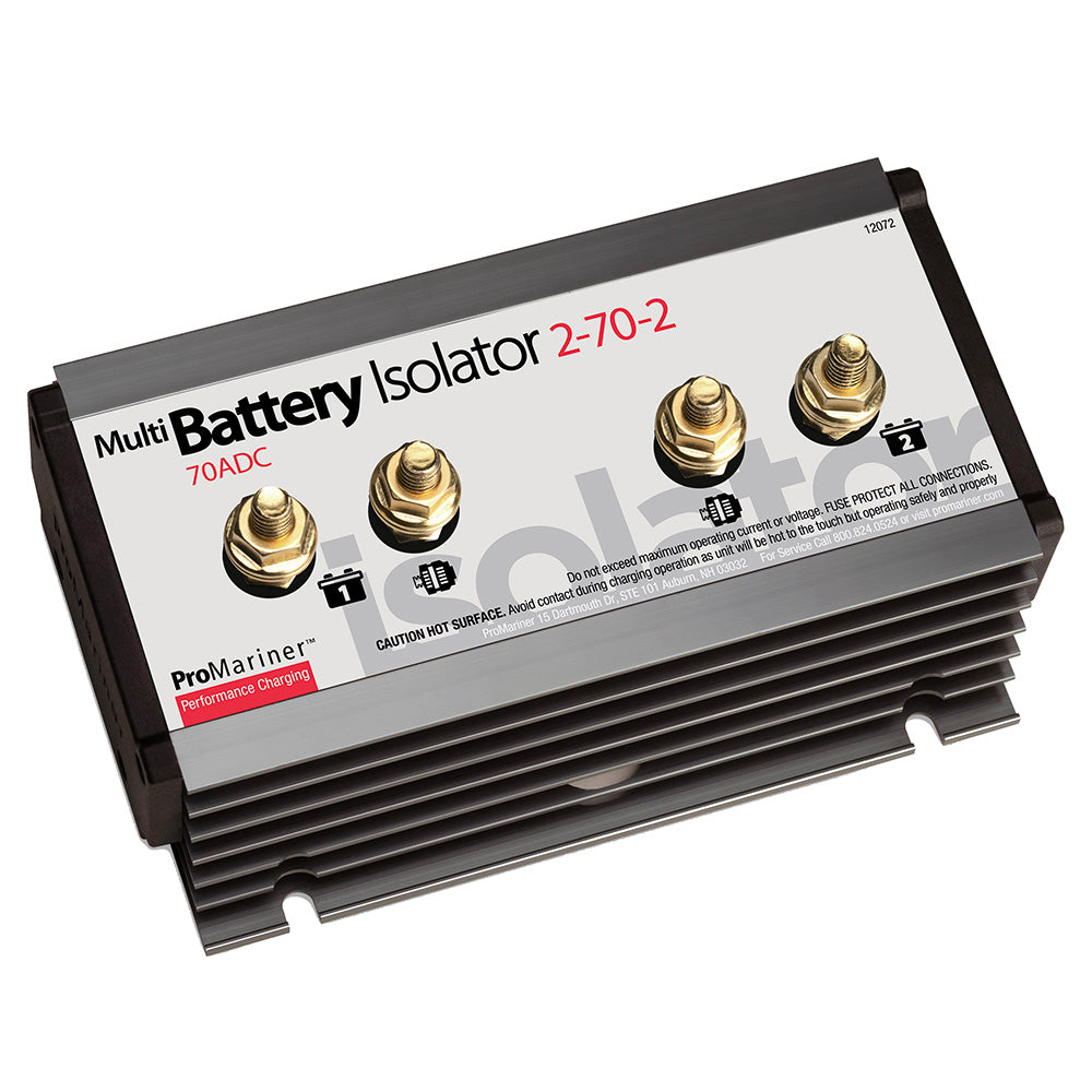 ProMariner - Battery Isolator - 2 Alternator, 2 Battery, 70 AMP