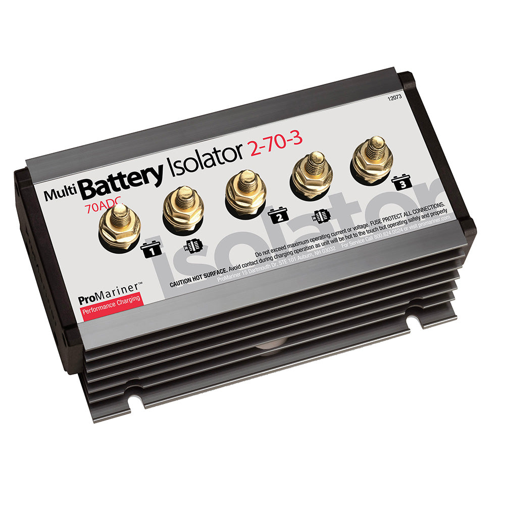 ProMariner - Battery Isolator - 2 Alternator, 3 Battery, 70 AMP