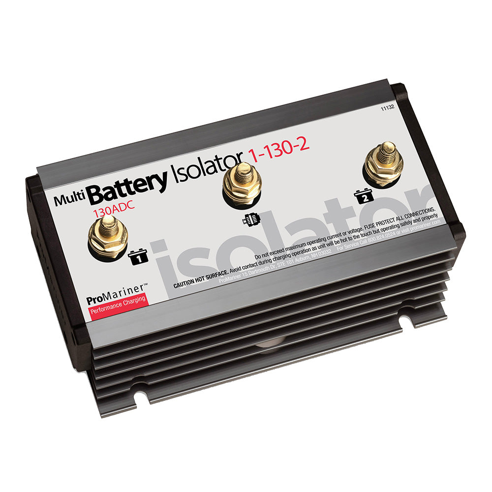 ProMariner - Battery Isolator - 130 AMP, 1 Alternator, 2 Battery