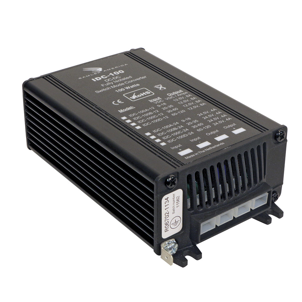 Samlex America - 100W Fully Isolated DC-DC Converter - 4A, 30-60V Input, 24V Output