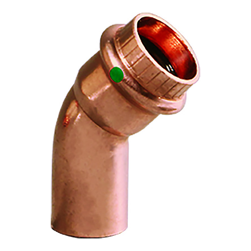 Viega - ProPress 45" Copper Elbow - Street/Press Connection