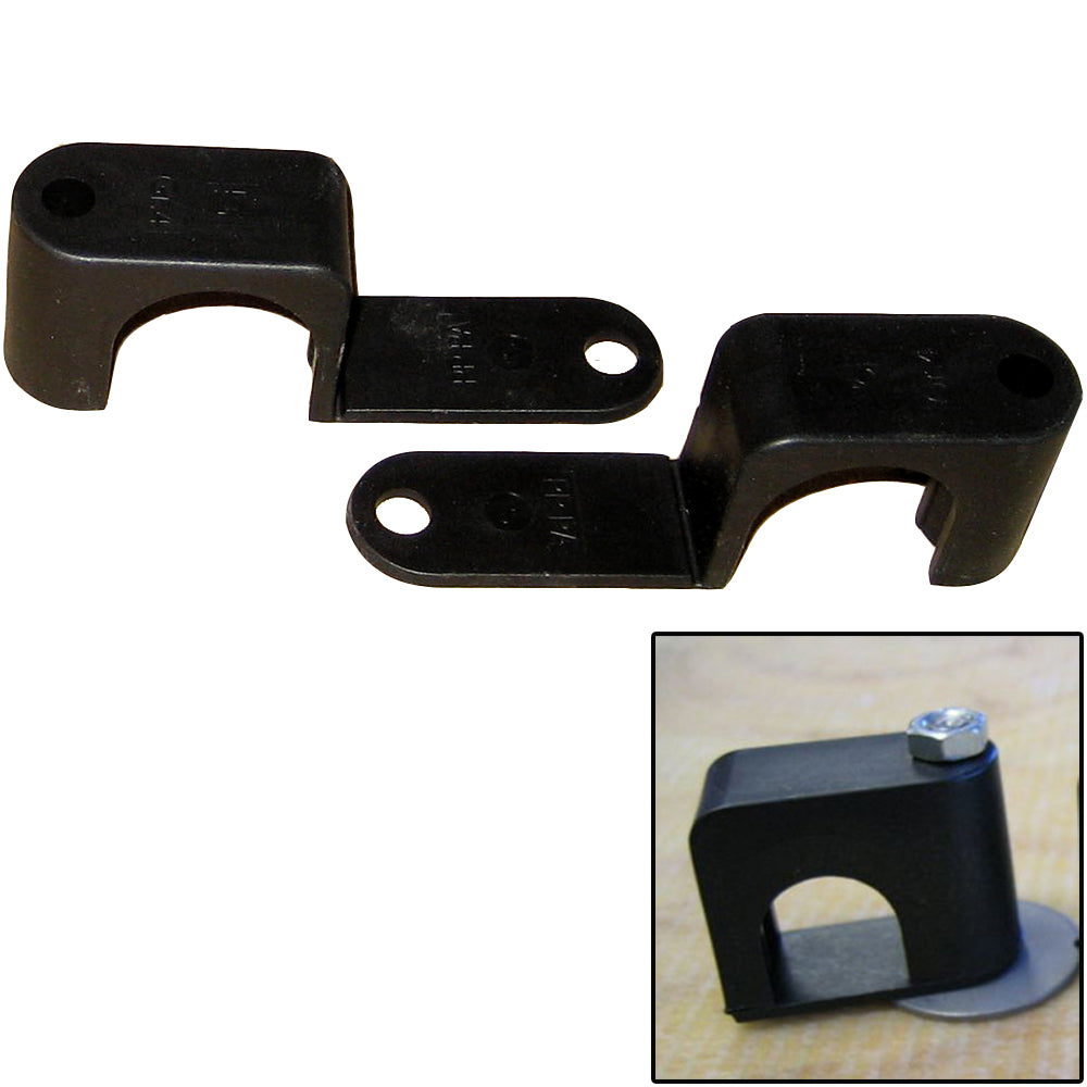Weld Mount - Single Poly Clamp - for 1/4" x 20 Studs, Qty. 25