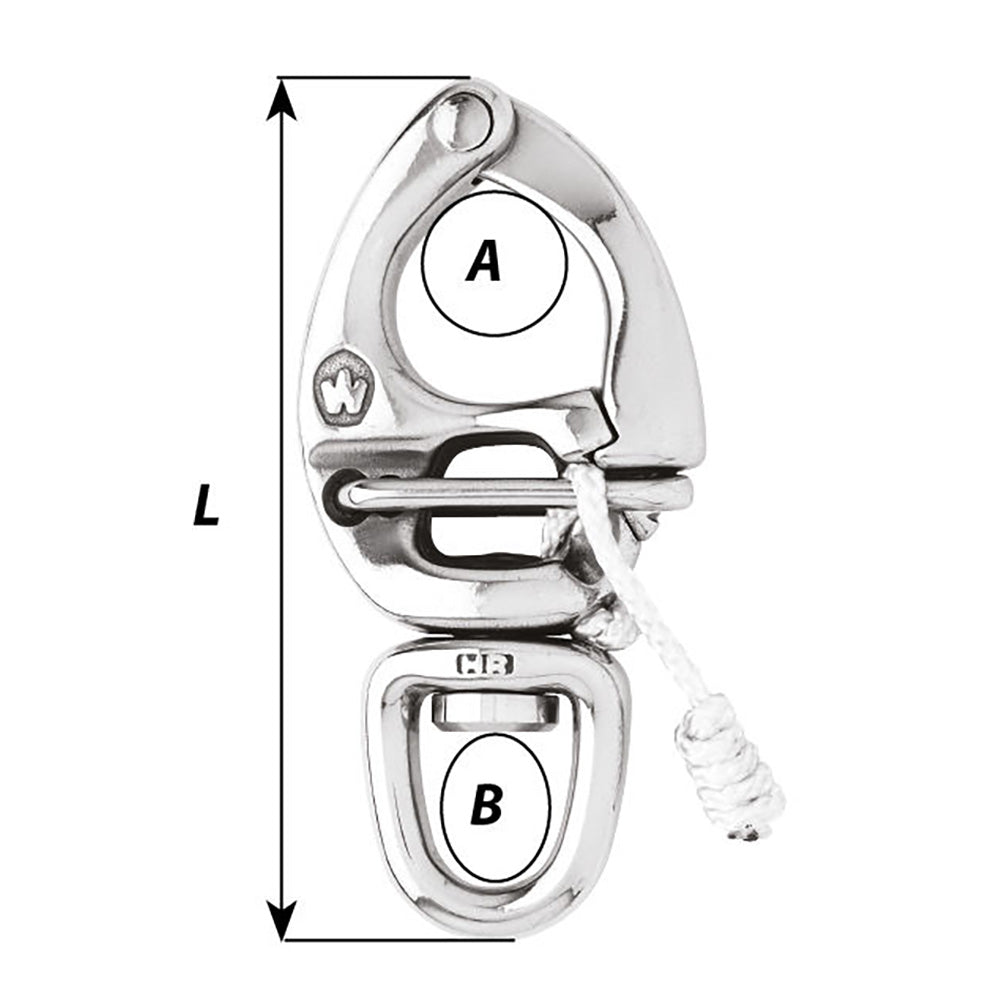 Wichard Mount - HR Quick Release Snap Shackle