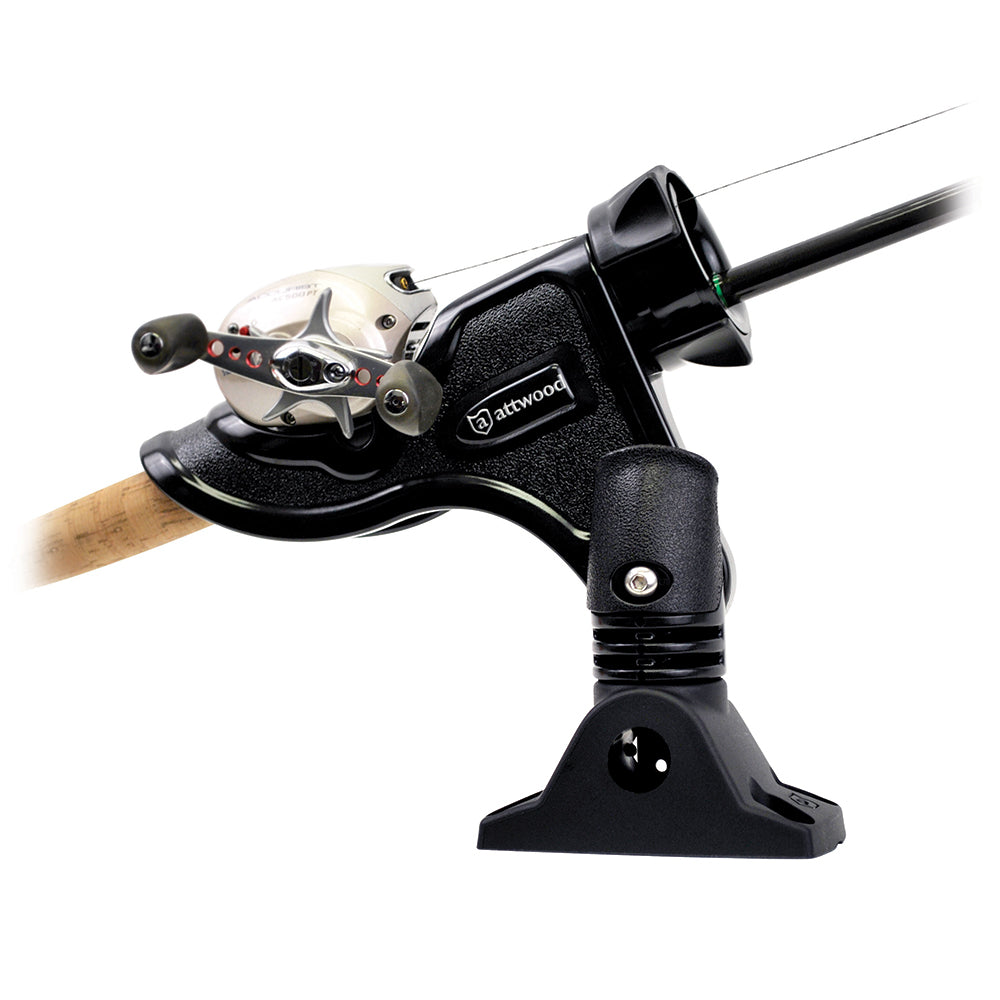 Attwood Marine Pro Series Heavy-Duty Rod Holder, For Casting and Spinning Rods, Combo Mount