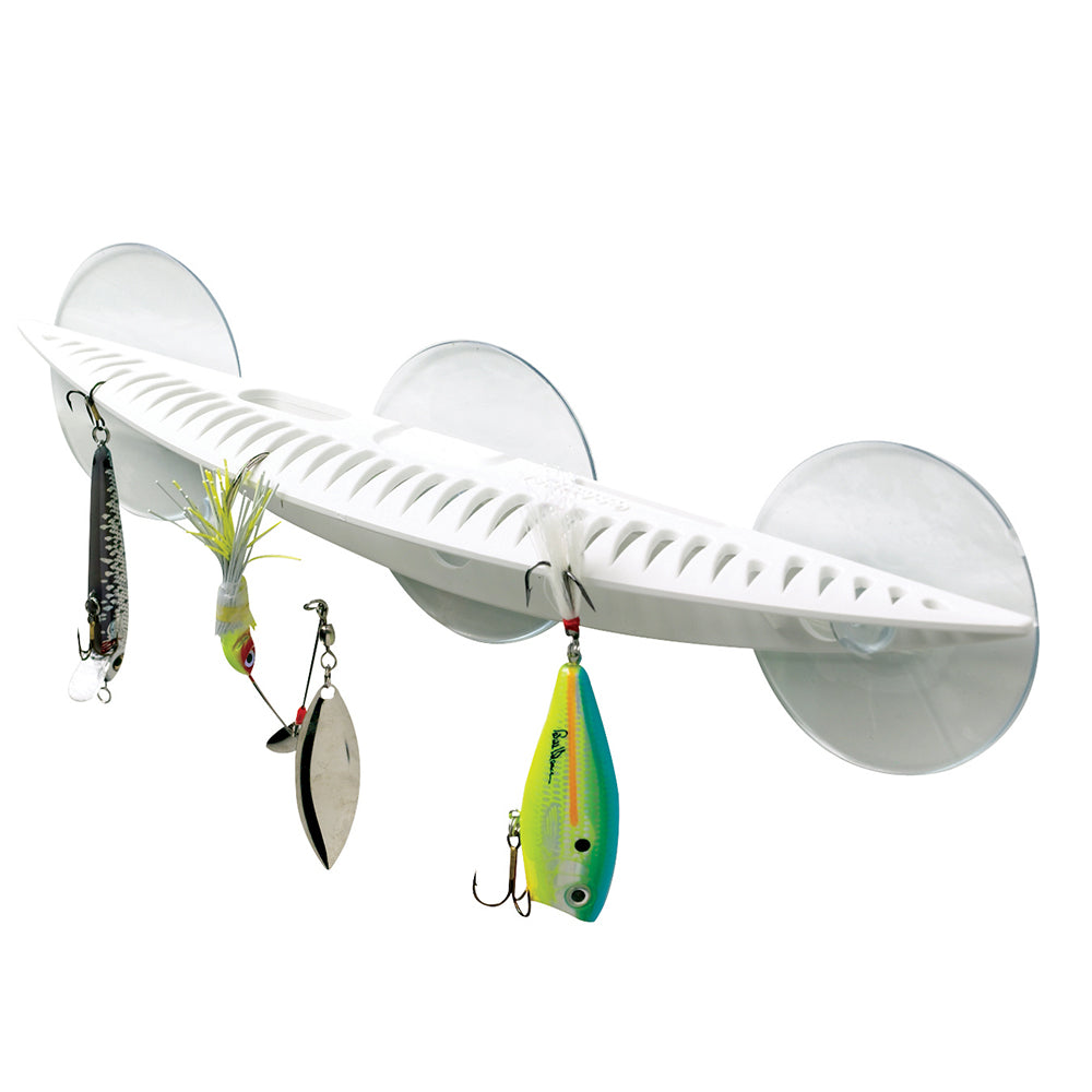 Attwood Marine Lure Rack, Holds 25 Lures, Suction Cup or Screw Mount