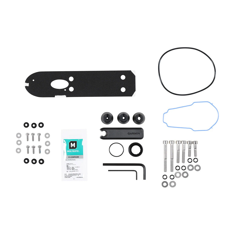 Garmin Force Kraken Transducer Replacement Kit, Compression Seal Wrench, 8-Pin and 12-Pin Compression Seals, O-Ring Kit, Stainless Steel Screws, Nose Cone Not Included
