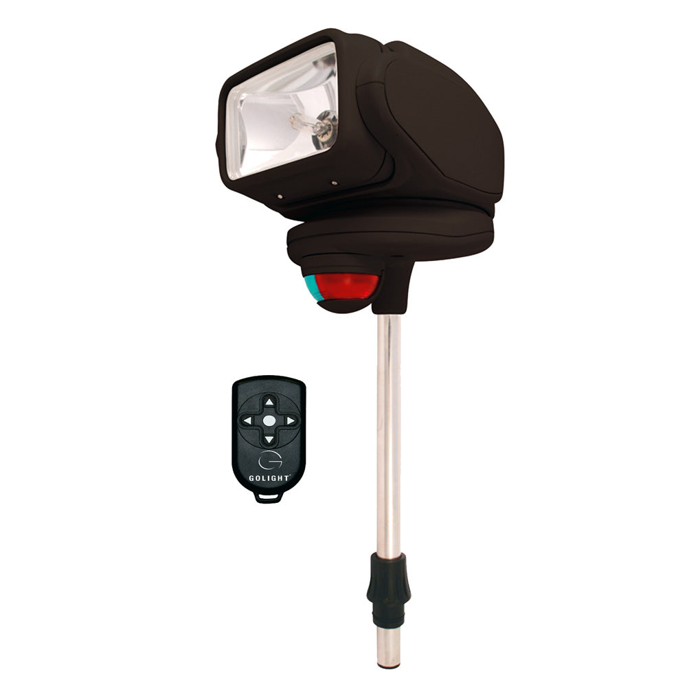 Golight - Gobee Stanchion Mount - With Wireless Remote, Black