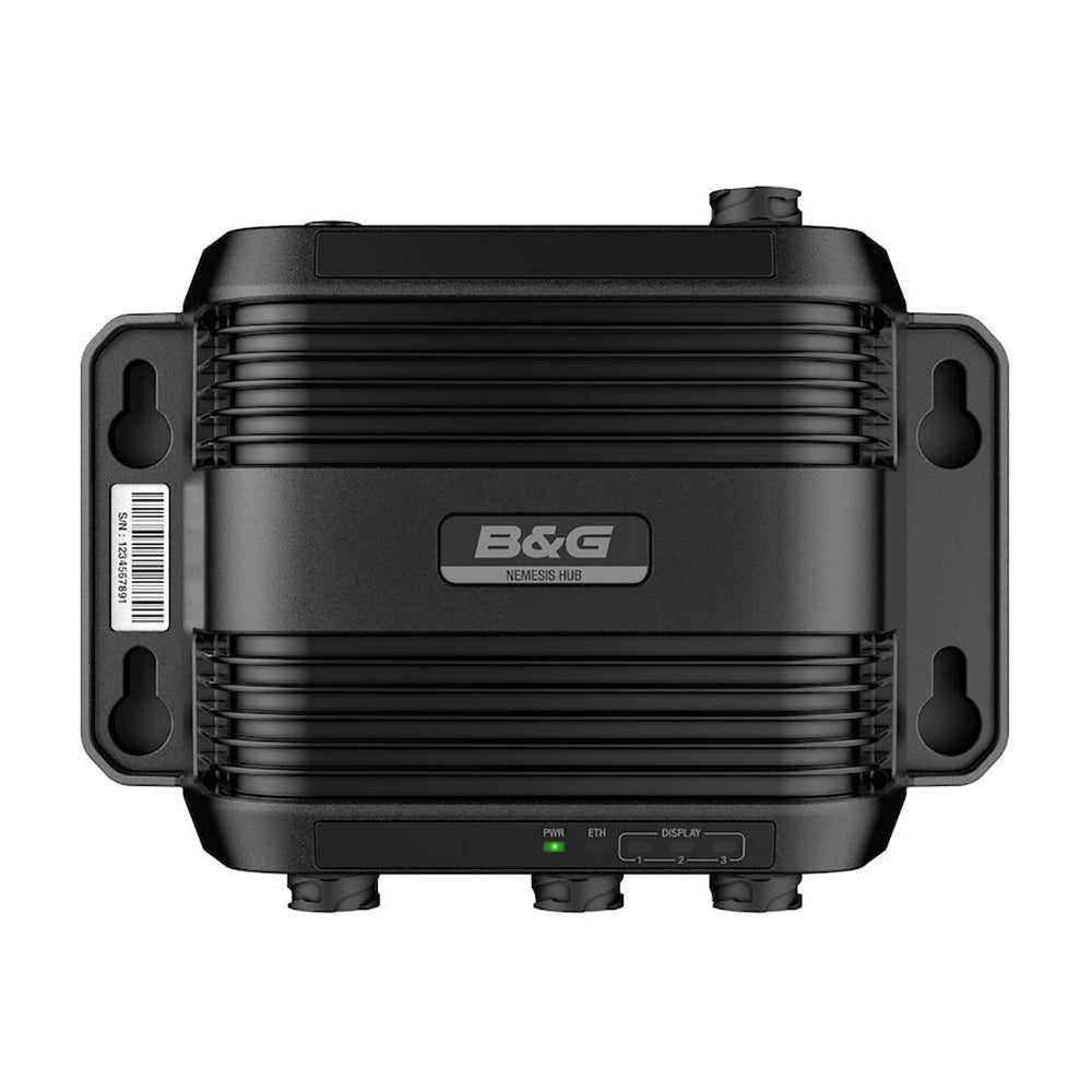 B&G Nemesis Power/Ethernet Display Hub, For Nemesis 9/12 Sailing Displays, 12/24V, Connects Up to 3 Displays
