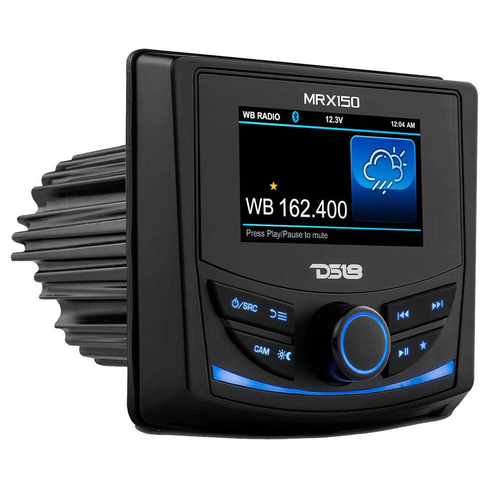 DS18 - Powersports Head Unit - With 3" Color TFT Display, Bluetooth, 4 x 40W
