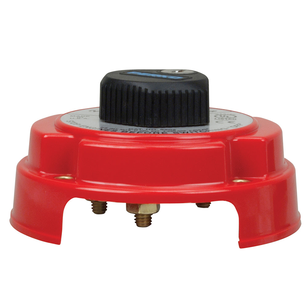 Perko Medium Duty Battery Selector Switch with Key Lock, 6-32VDC, 250A Continuous, Ignition Protected
