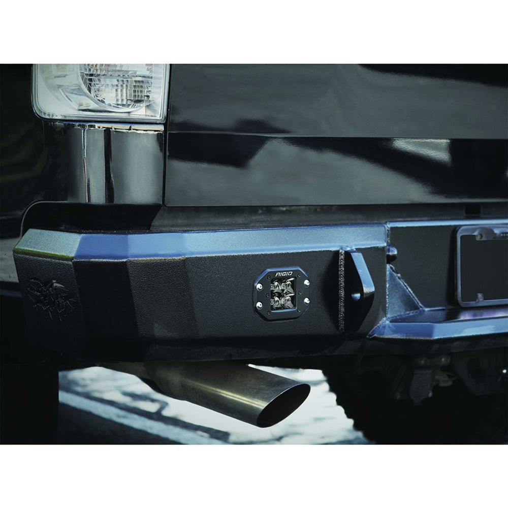 RIGID Industries - D-Series PRO Flush Mount Spot LED - Midnight Edition, Pair, Black