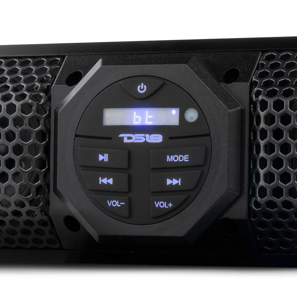 DS18 - HYDRO 24" Amplified 2-Way Waterproof Sound Bar Speaker System - With Bluetooth