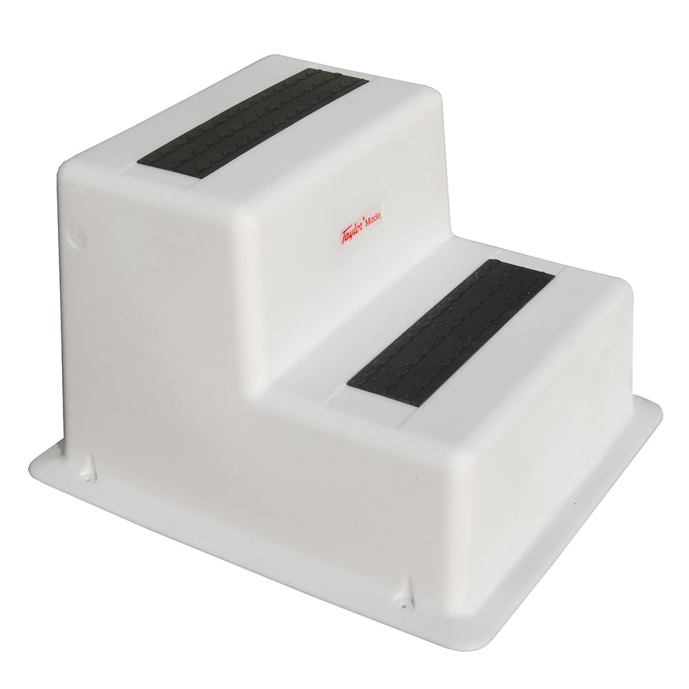 Taylor Made - StepSafe Dock Step - Double Tread, White