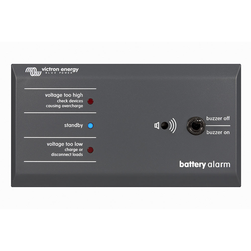 Victron Energy Battery Alarm GX Panel, 12/24V, Audible and Visual Alarms, Potential-Free NO/NC Contact