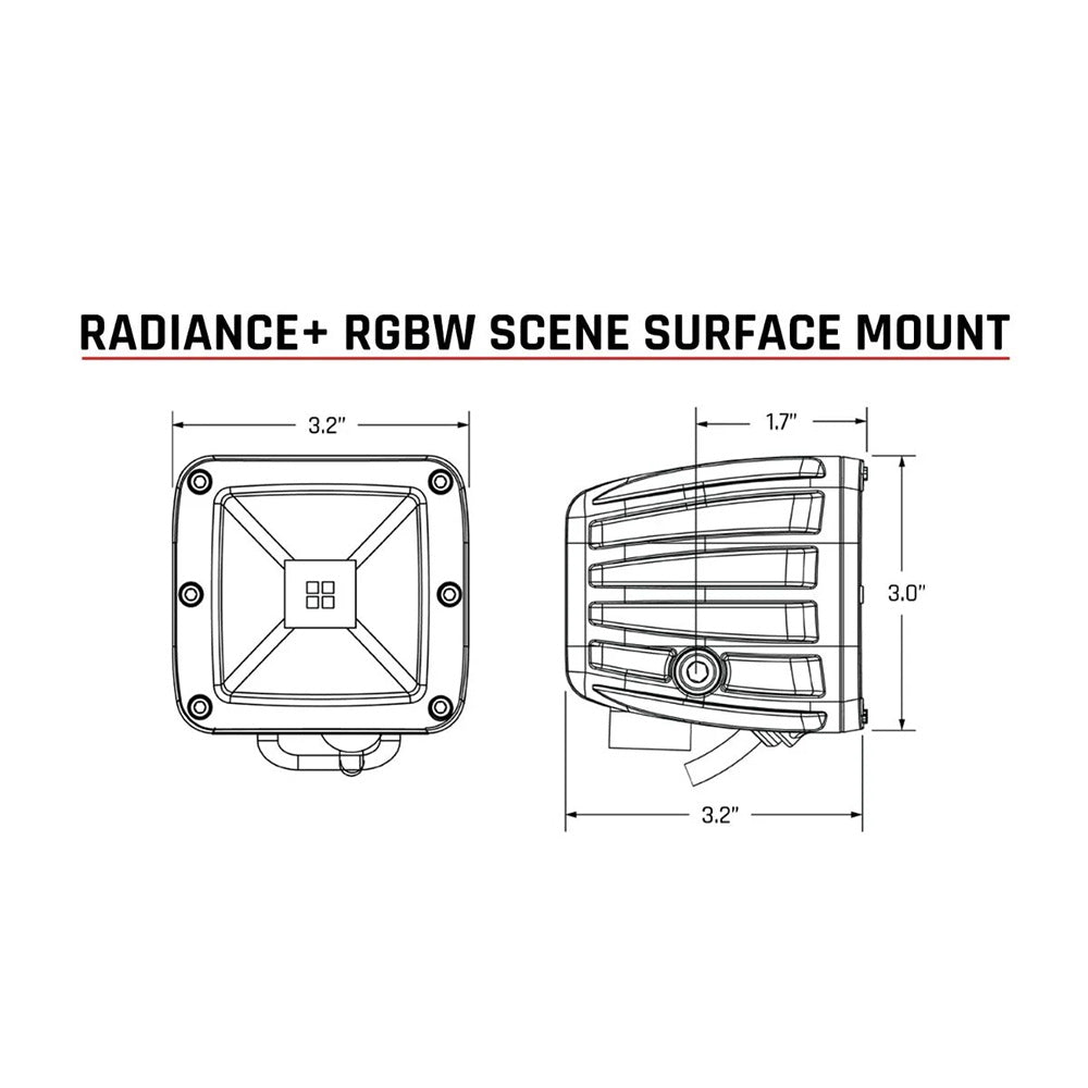 RIGID Industries - Radiance Pod Scene Light - RGBW