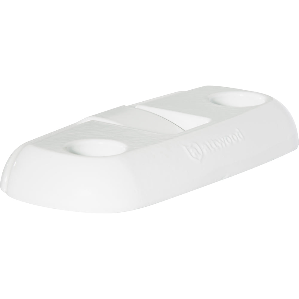 Attwood Marine Fold-Down Dock Cleat, Aluminum, White Finish