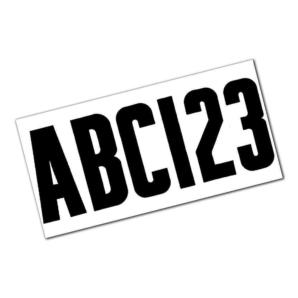 Attwood Marine Boat Registration Letter & Number Kit, 3 in Waterproof Vinyl, Pressure-Sensitive Labels, 148 Pieces, Meets USCG Guidelines