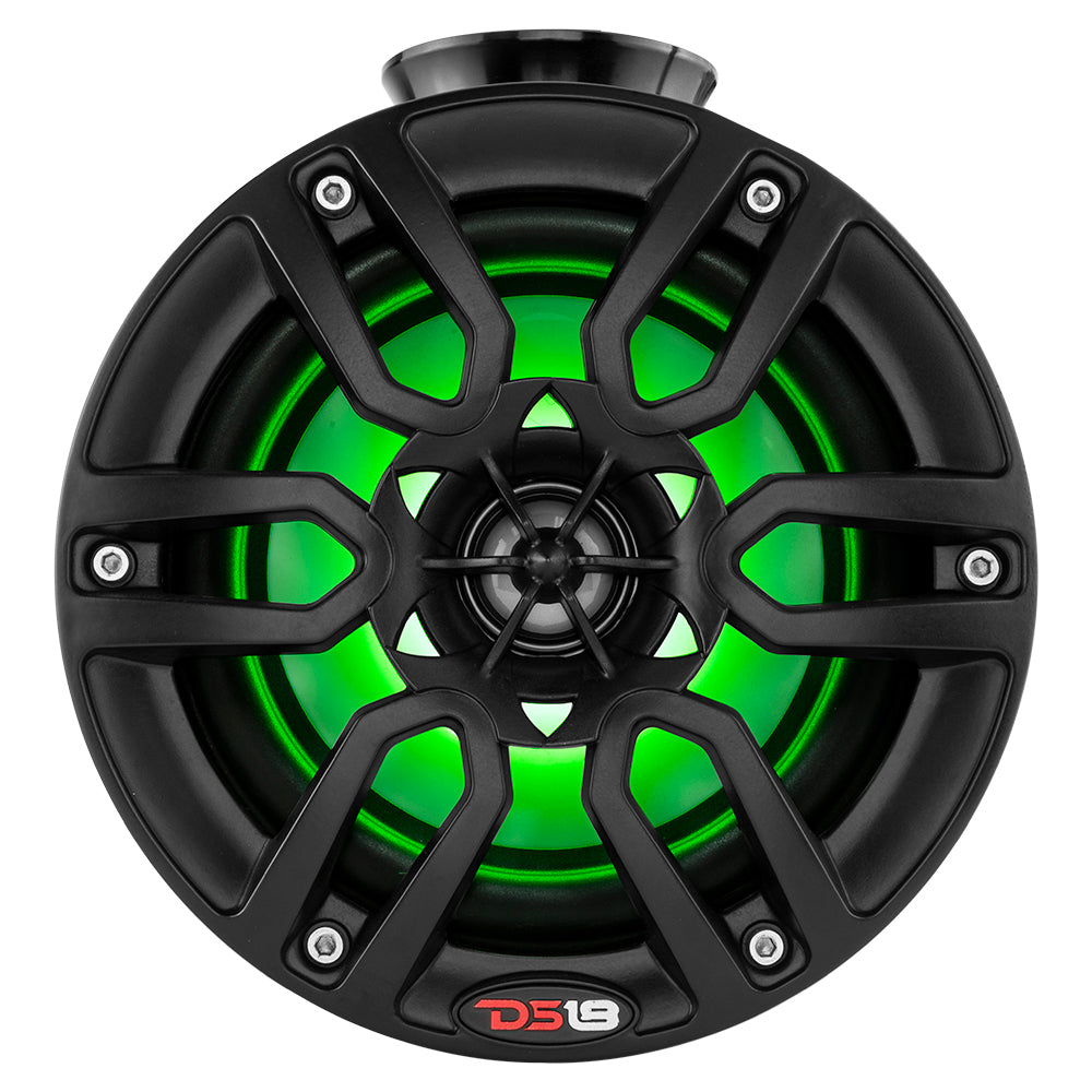 DS18 - HYDRO 8" Compact Wakeboard Pod Tower - With RGB Light, 375W