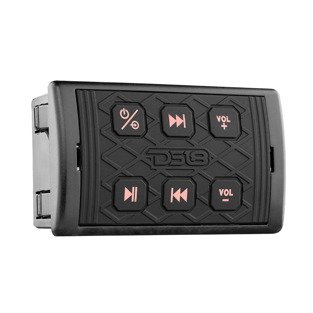 DS18 - Marine Waterproof Bluetooth Streaming Audio Receiver Controller - For Android & iPhone