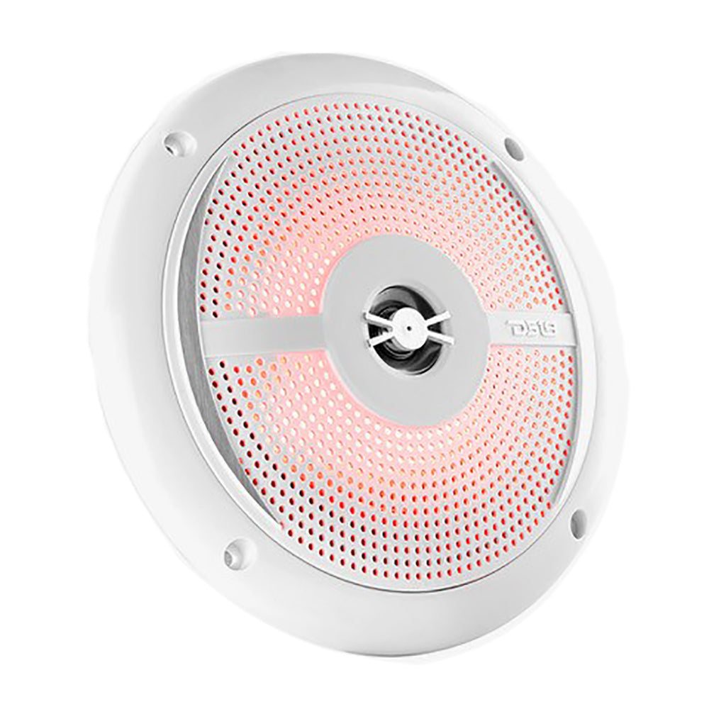 DS18 - HYDRO 6.5" 2-Way Marine Slim Speakers - RGB LED Lighting, 100W