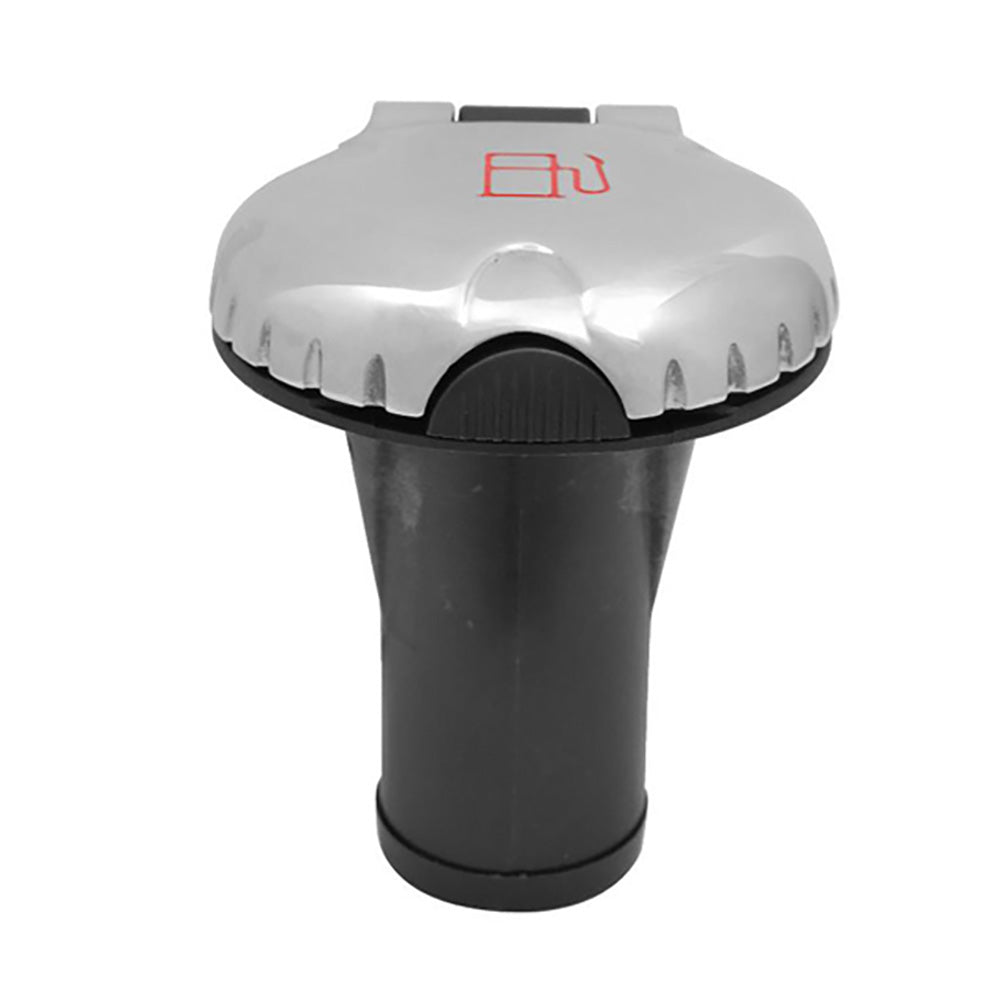 Attwood Marine Deck Fill for Pressure Relief Systems, 1-1/2 in Fill Hose, 5/8 in Vent Hose, 1 psi, 4-18 GPM