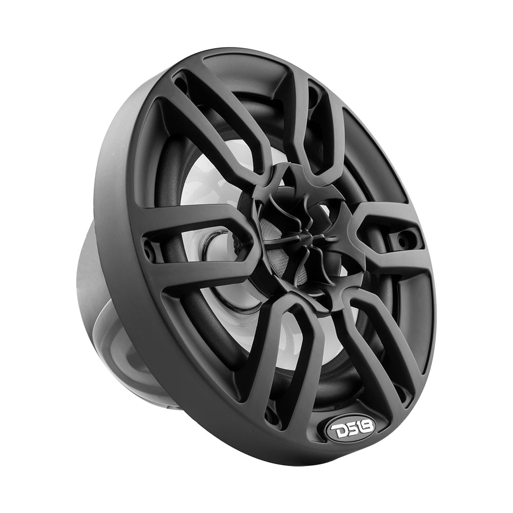 DS18 - HYDRO 6.5" 2-Way Marine Speakers - With RGB LED Lights