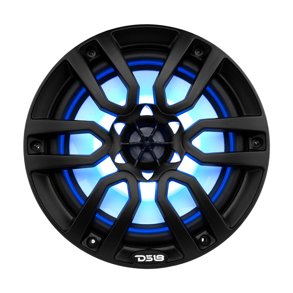 DS18 - HYDRO 8" 2-Way Marine Speakers - With RGB LED Lights