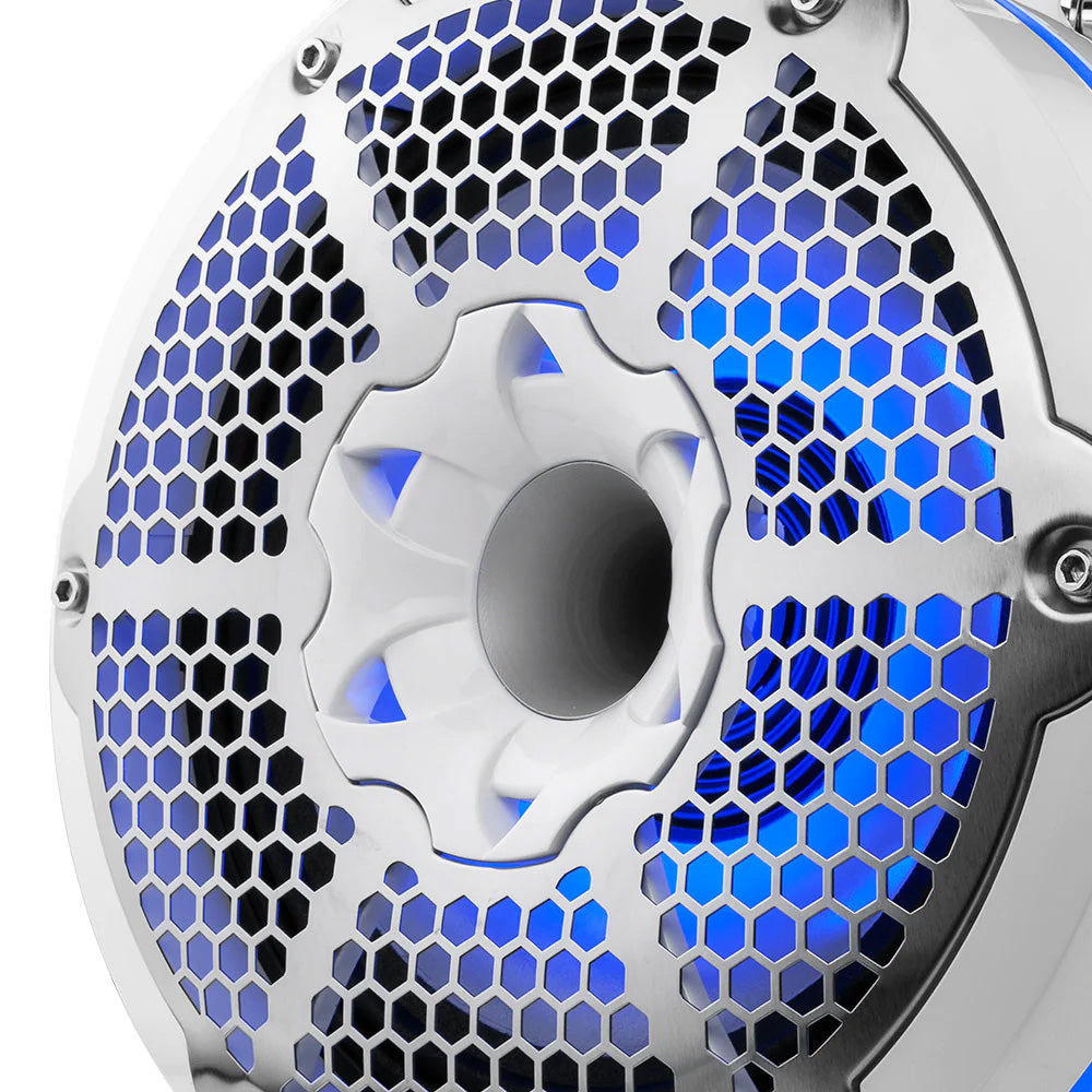 DS18 - HYDRO 10" Neodymium Marine Towers - With Built-In Passive Radiator, 1" Driver RGB LED Lights, 900W