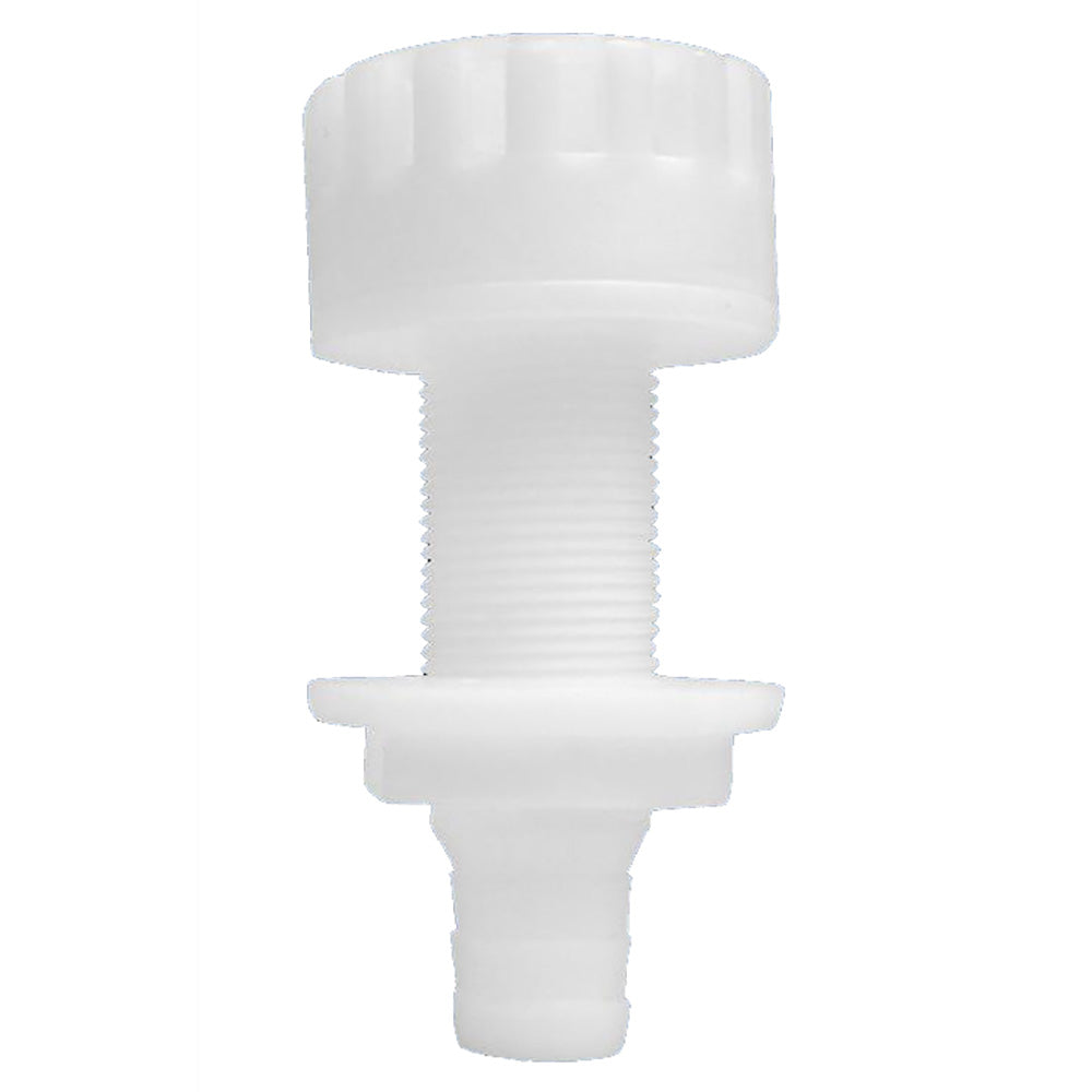 Attwood Marine Thru-Hull Connector with Strainer, 3/4 in I.D., Acetal