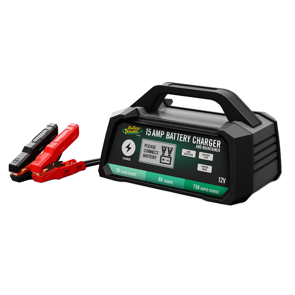 Battery Tender - Selectable Chemistry Battery Charger - 12V, 15/8/2A