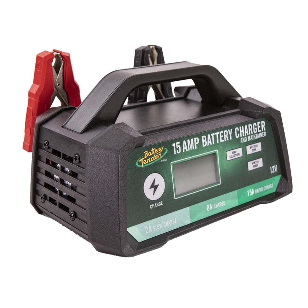 Battery Tender - Selectable Chemistry Battery Charger - 12V, 15/8/2A