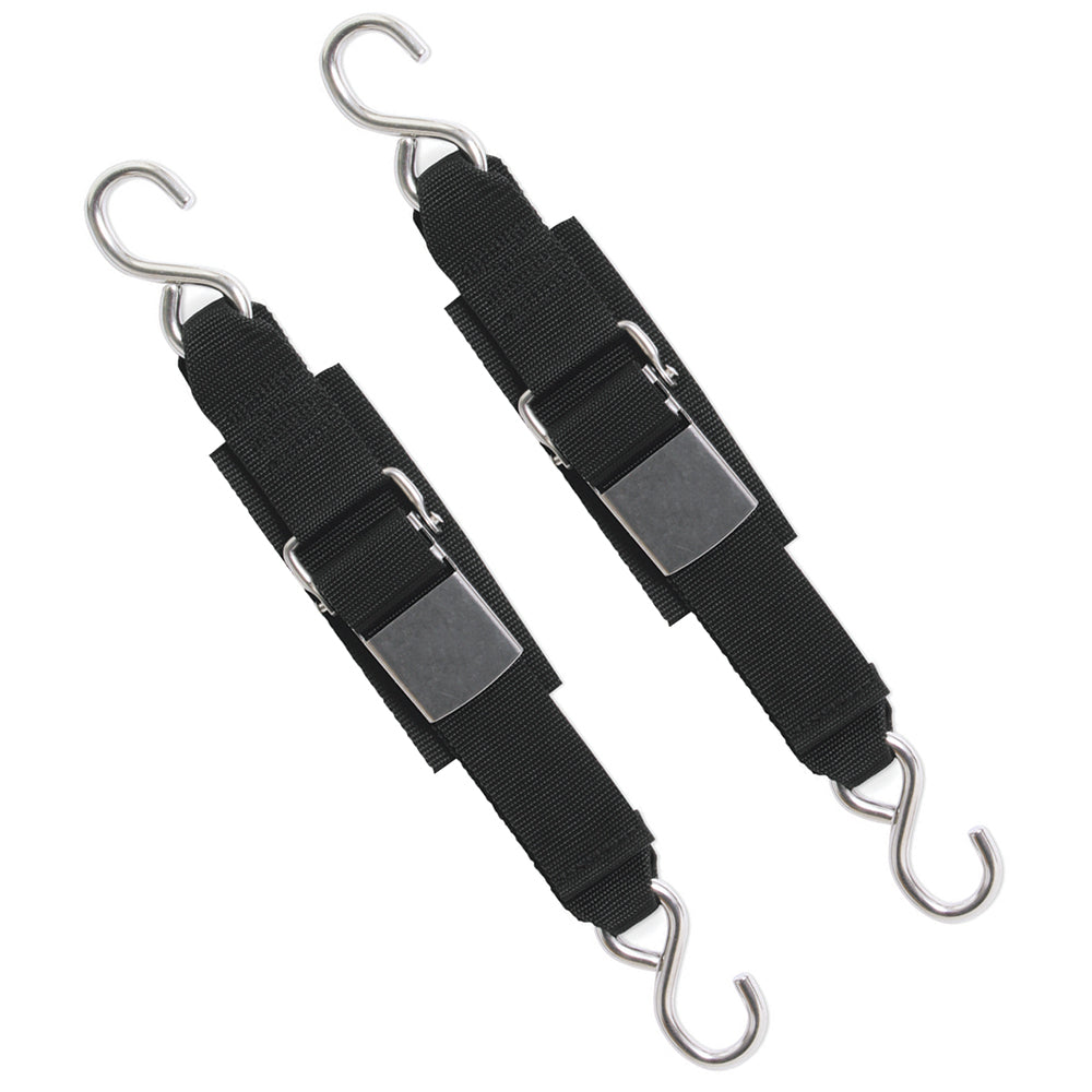 BoatBuckle - Stainless Steel Kwik-Lok Transom Tie-Downs