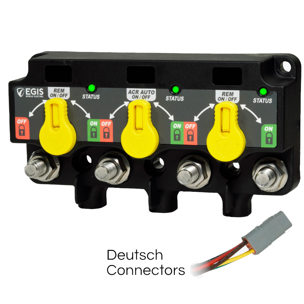 Egis Mobile Electric - XD Series Triple Flex 2 Relay-ACR-Relay - With Knobs 3X DTM Connector