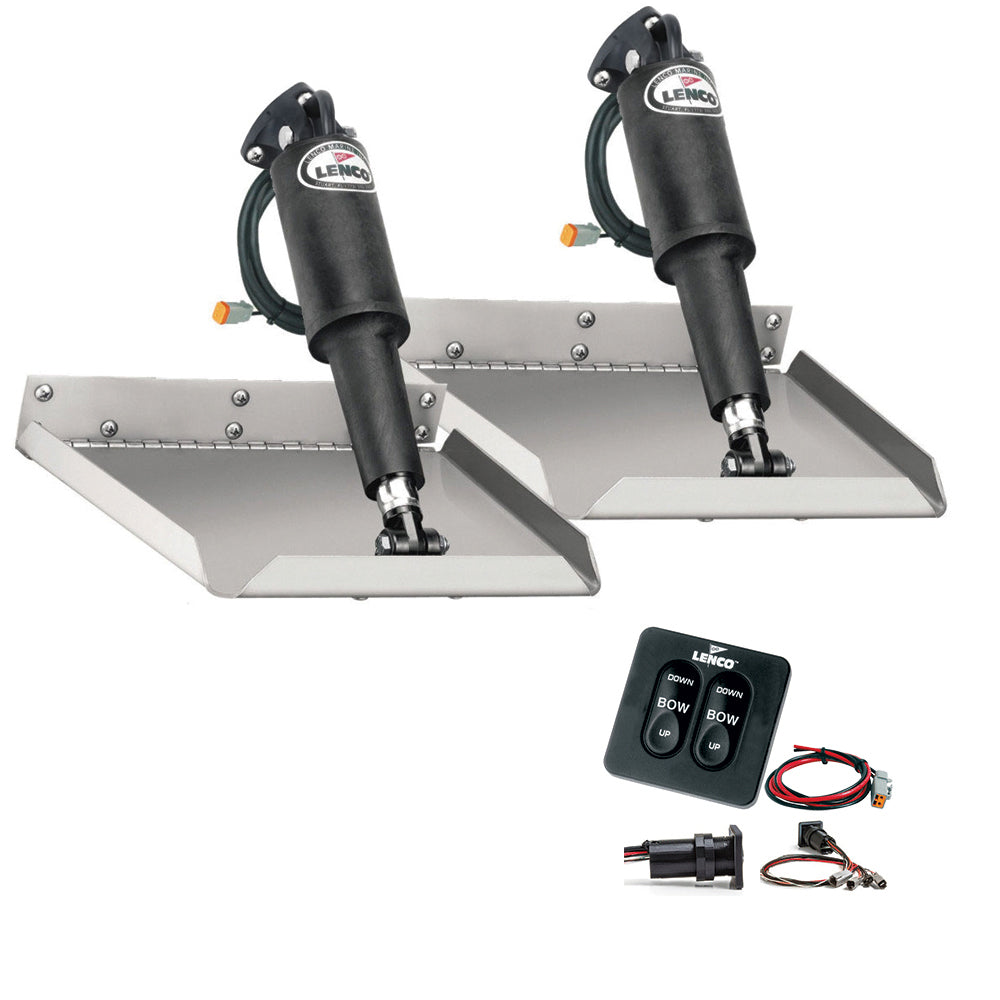 Lenco Marine - Edge Mount Kit - With Standard Tactile Switch Kit, 9" x 12"