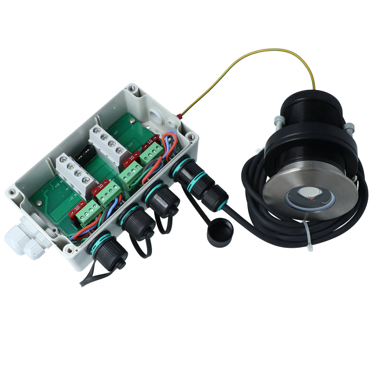 UWL - QTS 100 Low Voltage Underwater Light - Titanium, Flush Mount
