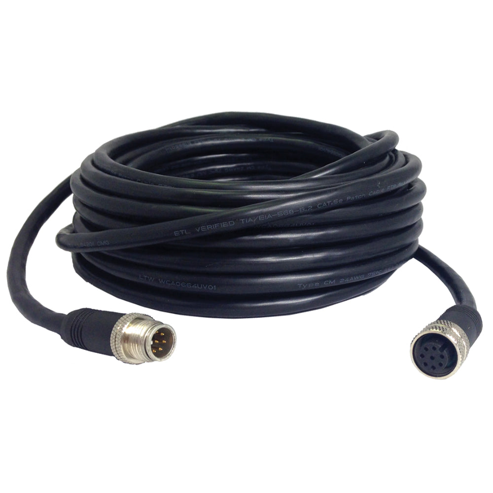 Humminbird - AS ECX 30E Ethernet Cable Extender - 8-Pin, 30'
