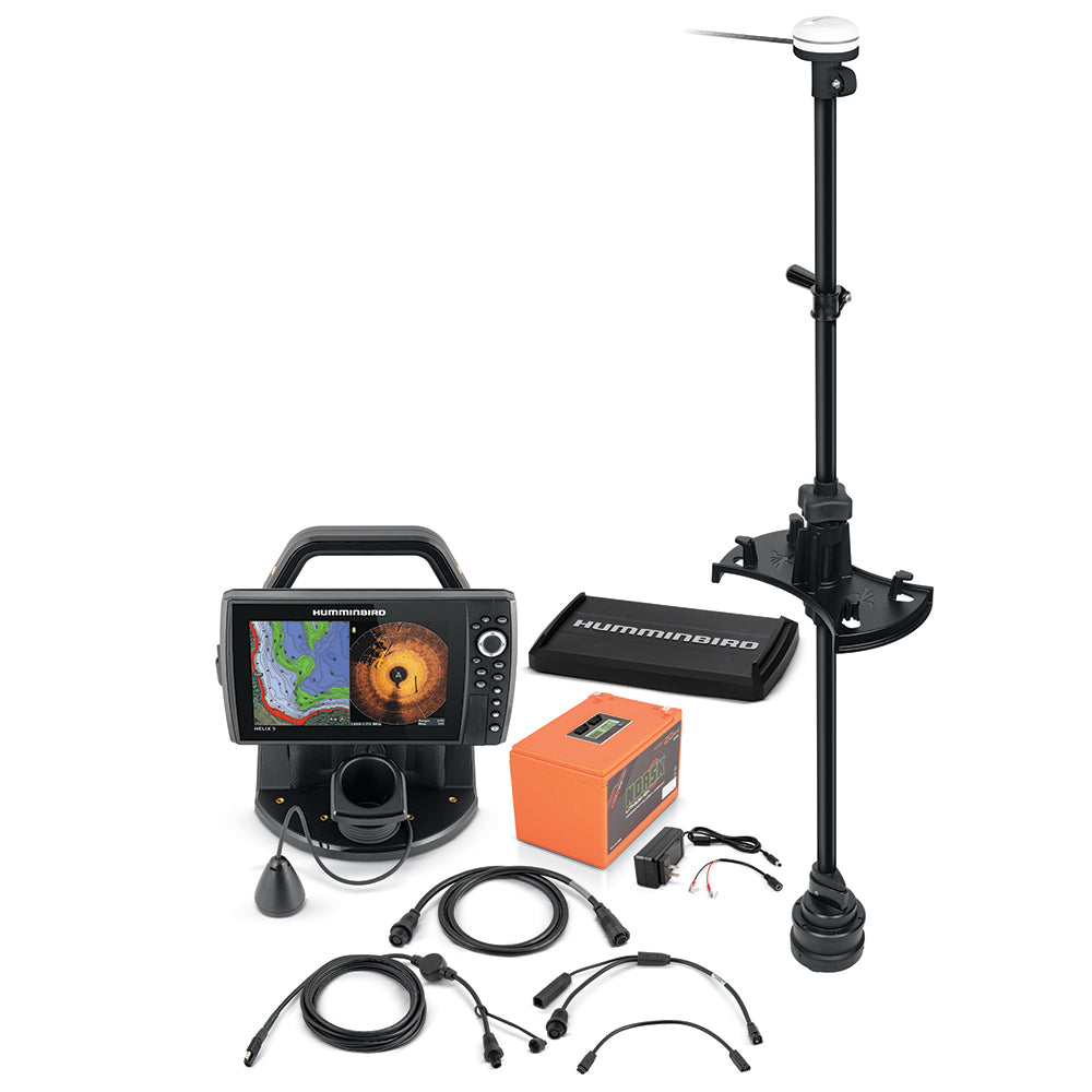 Humminbird - ICE HELIX 9 MSI+ GPS G4N MEGA 360 Bundle