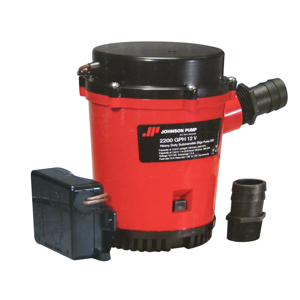 Johnson Pump - 2200 GPH Ultima Combo Auto Bilge Pump - 12V