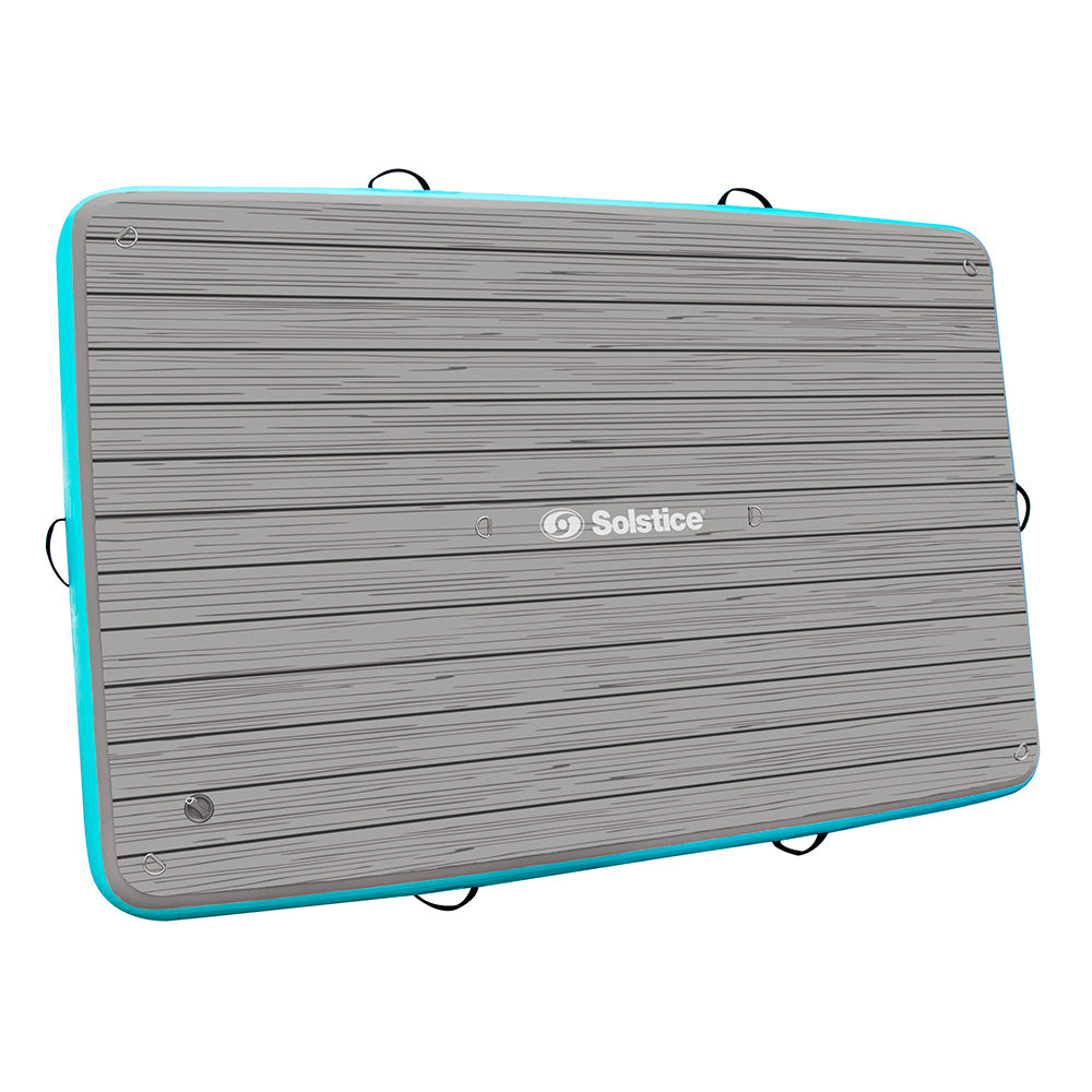 Solstice Watersports - 8' x 5' Luxe Dock - With Traction Pad & Ladder