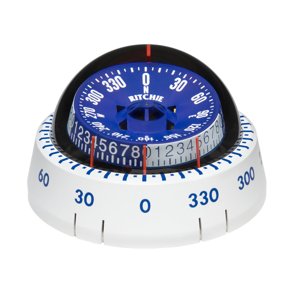 Ritchie - X-Port Tactician Compass - Surface Mount, White