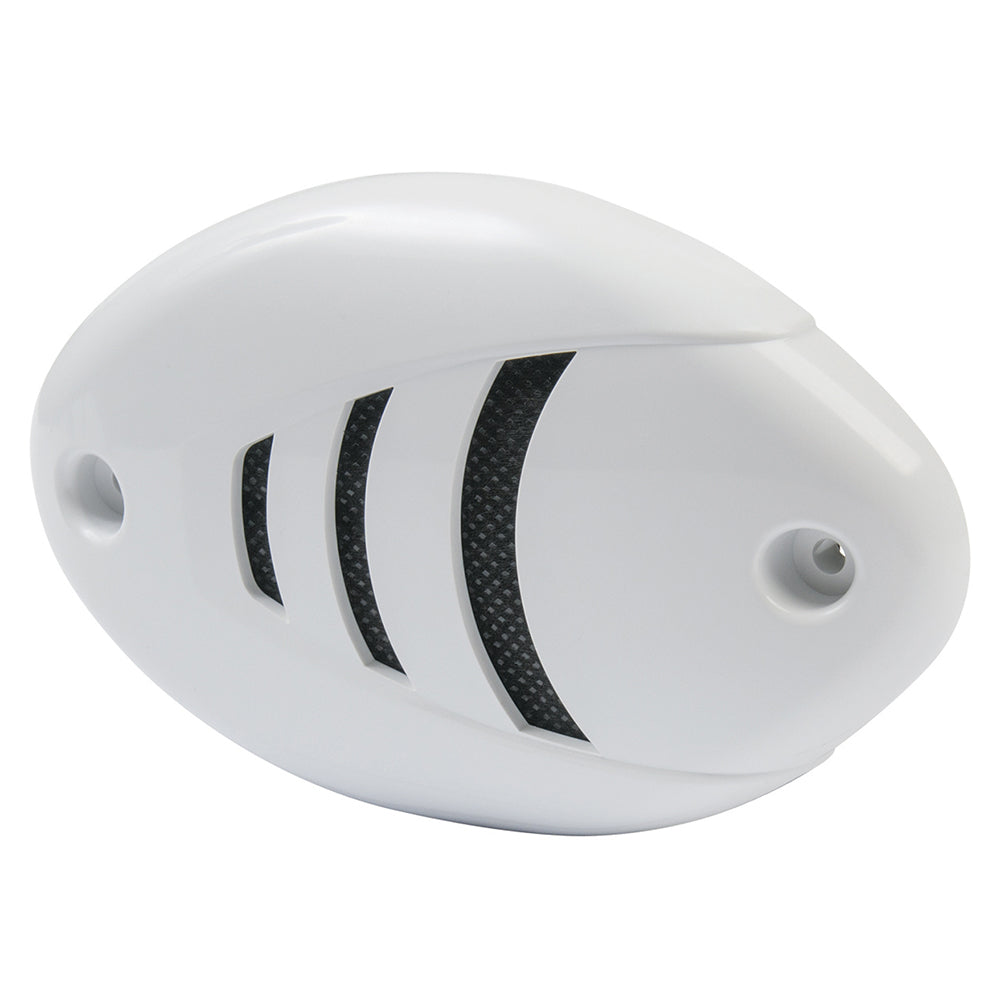 Marinco - Drop-In Low Profile Horn - Black/White Grills, 12V