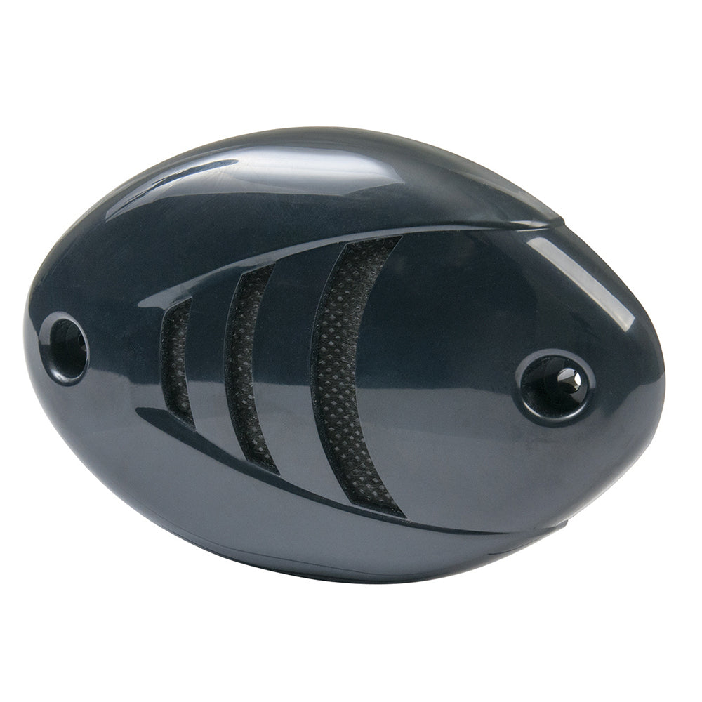 Marinco - Drop-In Low Profile Horn - Black/White Grills, 12V