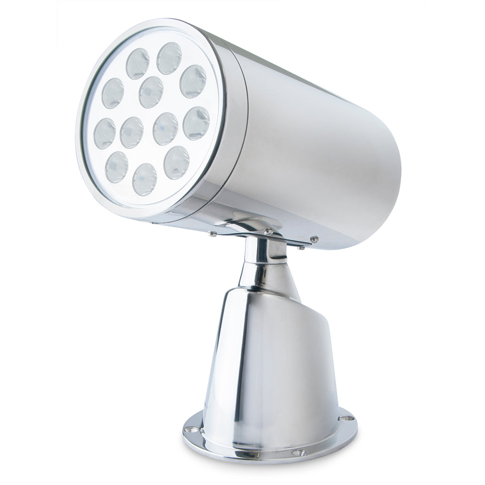 Marinco - Wireless LED Stainless Steel Spotlight - No Remote