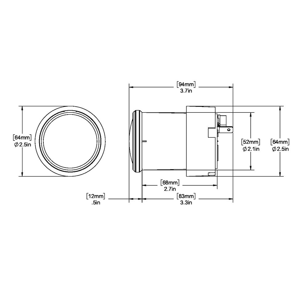 Ritchie - X-23 Ritchie Sport Compass - Dash Mount
