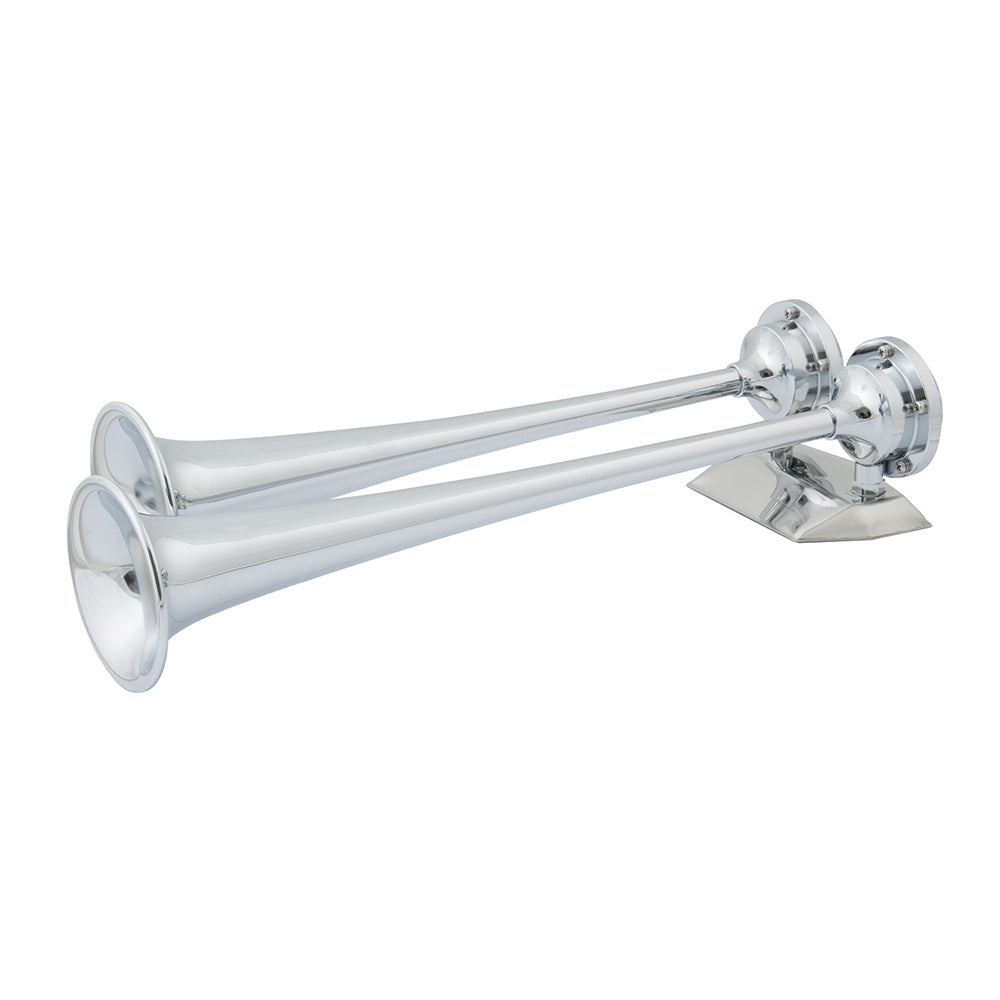 Marinco - Chrome Plated Trumpet Air Horn - 24V