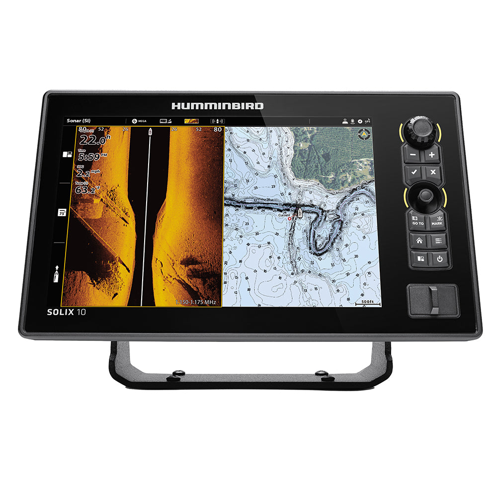 Humminbird - SOLIX 10 CHIRP MEGA SI+ G3 Fish Finder Display