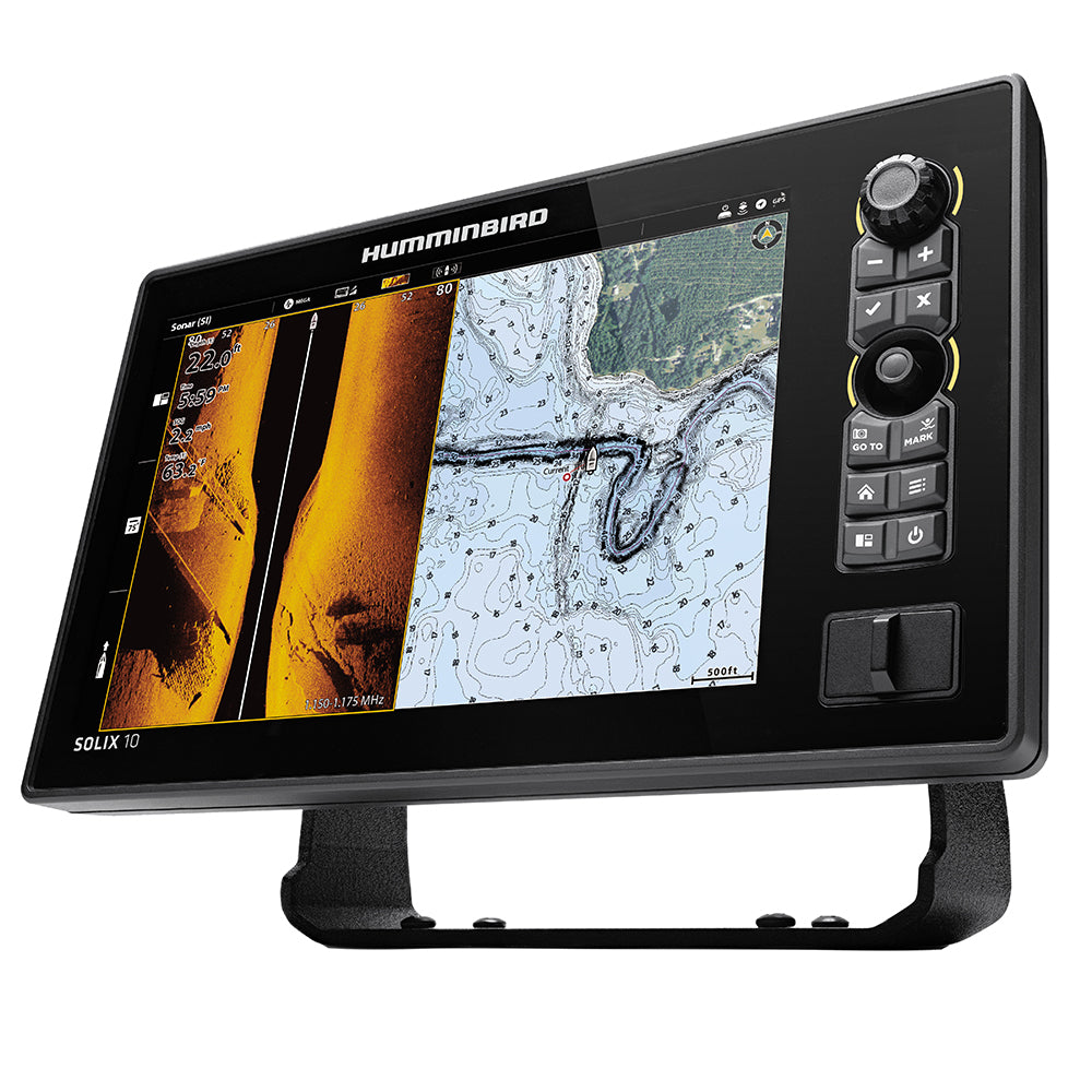 Humminbird - SOLIX 10 CHIRP MEGA SI+ G3 Fish Finder Display