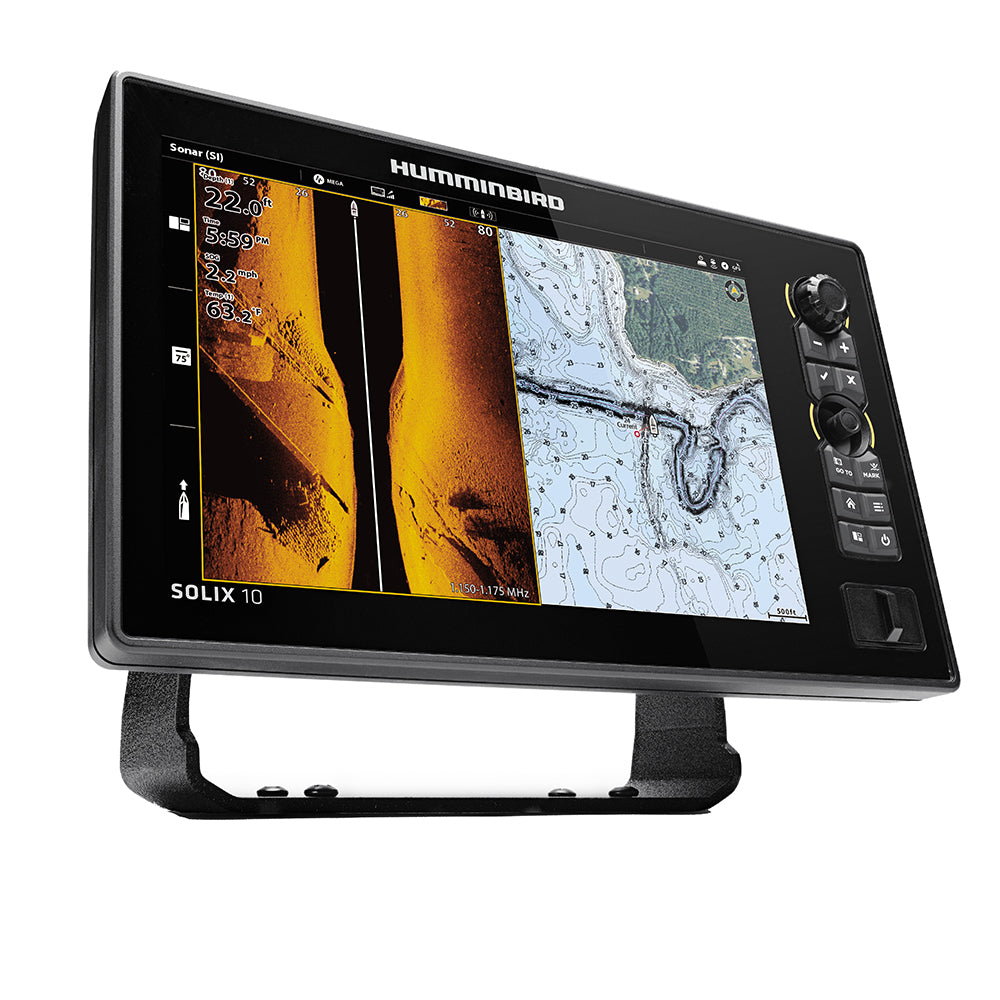 Humminbird - SOLIX 10 CHIRP MEGA SI+ G3 Fish Finder Display