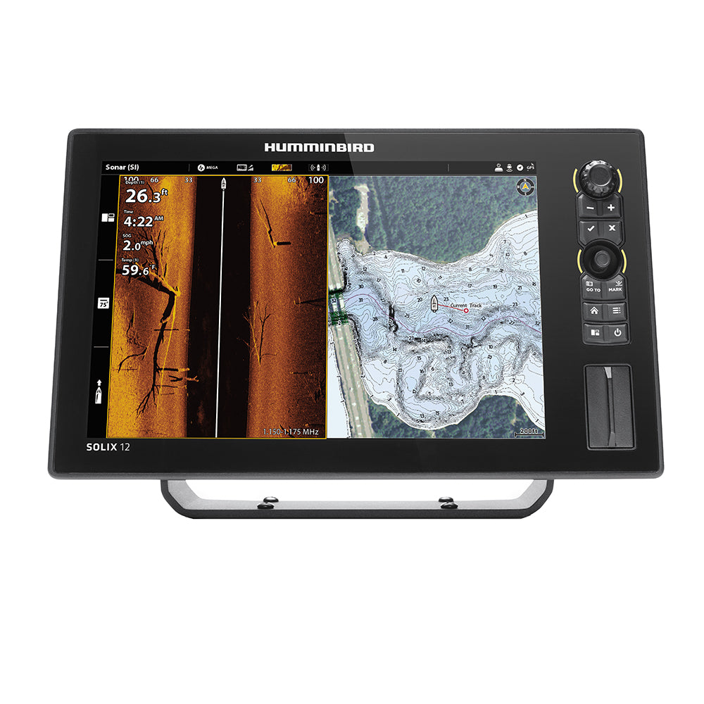 Humminbird - SOLIX 12 CHIRP MEGA SI+ G3 Fish Finder Display